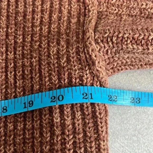 [L] Free People  Women's High Hopes Cardigan Brown - Picture 7 of 10